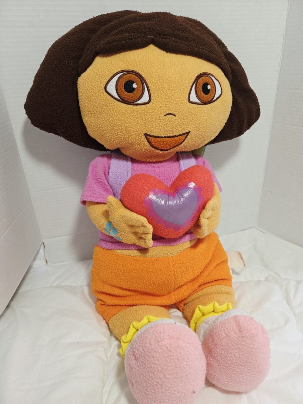 Dora The Explorer Jumbo Plush Pillow/ Doll Nickelodeon Htf Retired 2000s Y2K